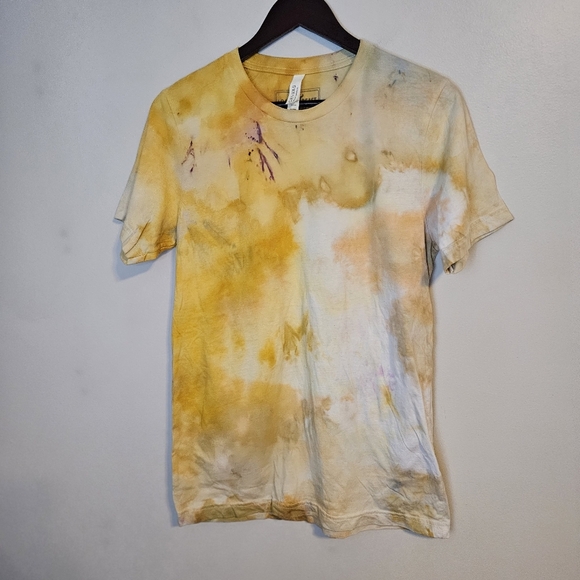 Local Beast Tie-Dye T-Shirt Bella Canvas Orange Yellow Unisex Crewneck Medium - Picture 1 of 10
